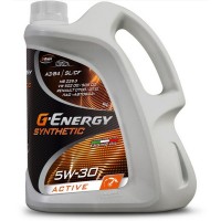 Масло моторное G-Energy Synthetic Active 5W-30 (4л+1л) (АКЦИЯ) 253142607