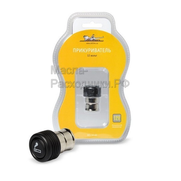 Прикуриватель для а/м 1118 Калина, 2110-12, 2113-15, 2123 Chevy Niva, 2170 Priora подвижная часть AIRLINE ACL1202