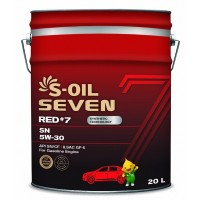 Масло моторное S-oil SEVEN RED7 SN 5W-30 (20л) E107661 DRAGON