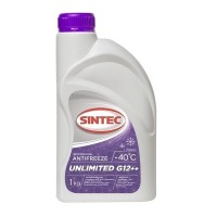 Антифриз A-40 Sintec UNLIMITED G12++ (лобридный) (1кг) 801502
