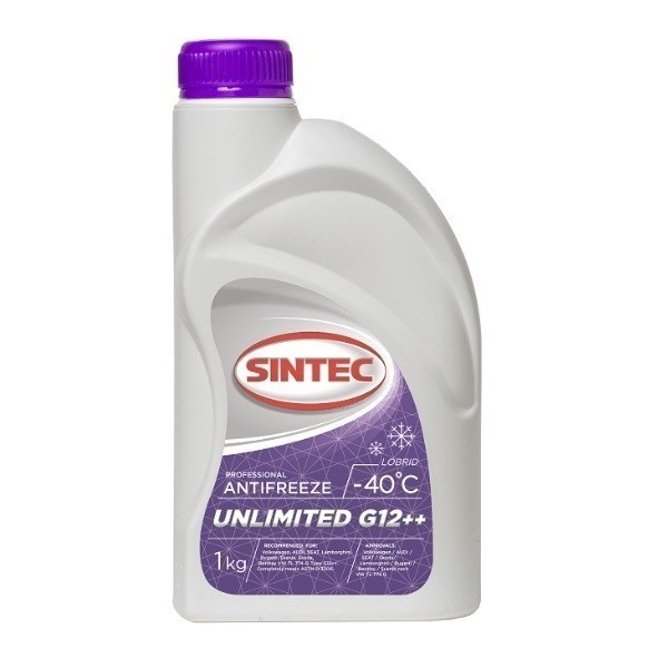 Антифриз A-40 Sintec UNLIMITED G12++ (лобридный) (1кг) 801502