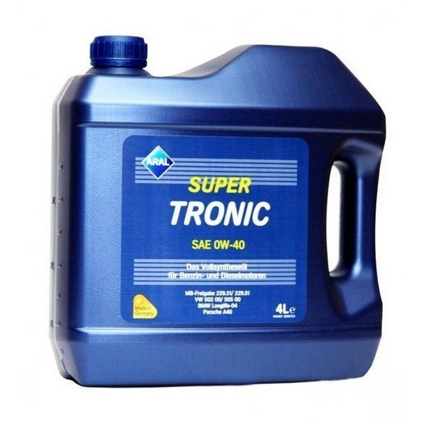 Масло моторное ARAL SuperTronic 0W-40 (4л) 1592BE