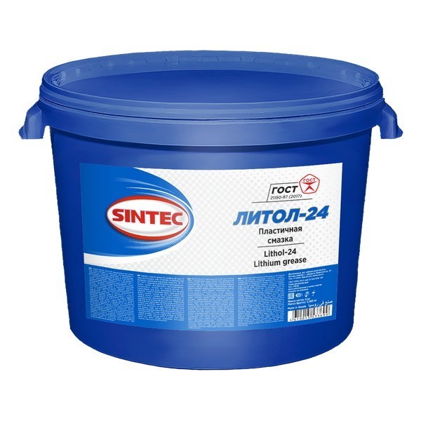 Смазка Литол-24 Sintec (пластик) (5кг) 81828