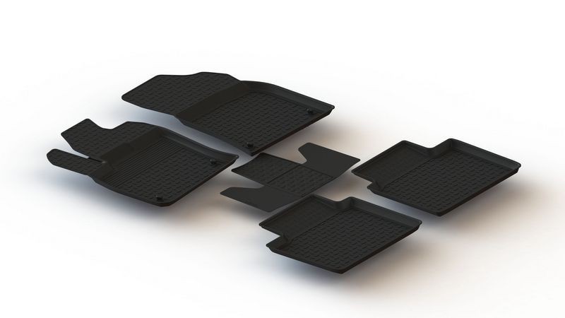 Коврики резиновые для Geely Monjaro 2021-н.в. (высокий борт) 99874 SEINTEX