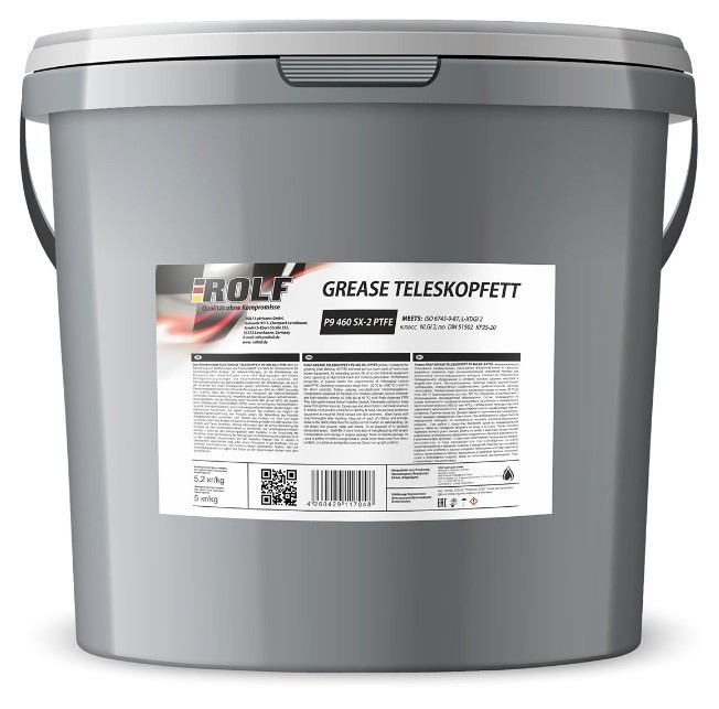 Смазка ROLF GREASE P9 TELESKOPFEETT 460 SX-2 PTFE (5кг)  81902