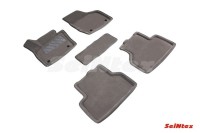 SEINTEX Ворсовые 3D коврики AUDI Q3 2010- серые (комплект) 86838