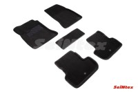SEINTEX Ворсовые 3D коврики INFINITI QX30/ Q30 2015- черные (комплект) 89668