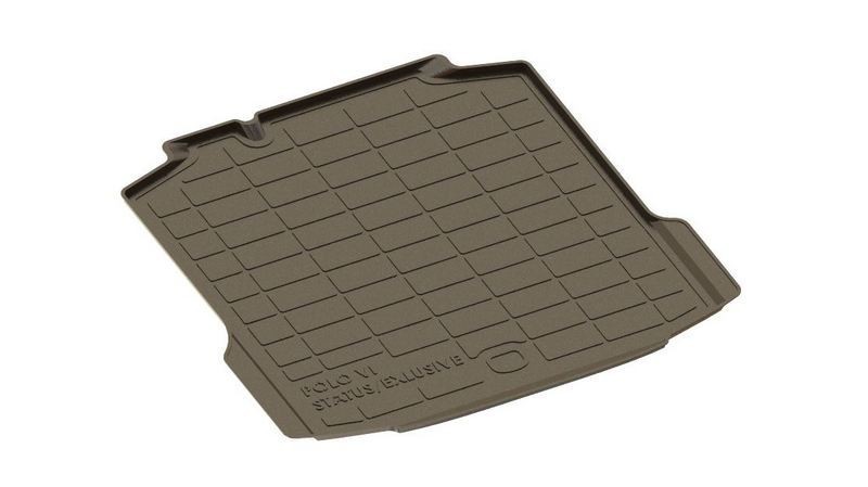 Коврик в багажник для Volkswagen Polo VI Status/Exclusive 2020-н.в. (полимерный) черный (шт) SEINTEX 94627