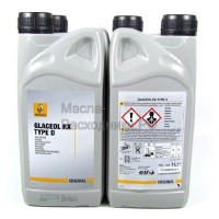 NISSAN/RENAULT Glaceol RX Type D Антифриз концентрат G30 (пластик) (1л) / 7711428132
