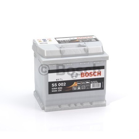 BOSCH Аккумулятор S5 12V 54Ah 530A (-/+) 0092S50020