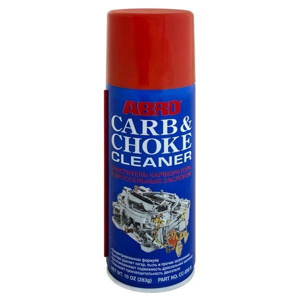 ABRO Carb & Choke Cleaner Очиститель карбюратора (аэрозоль) 283 гр CC200RU