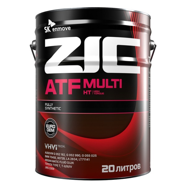 Жидкость АКПП Zic ATF MULTI HT (20л) 192664