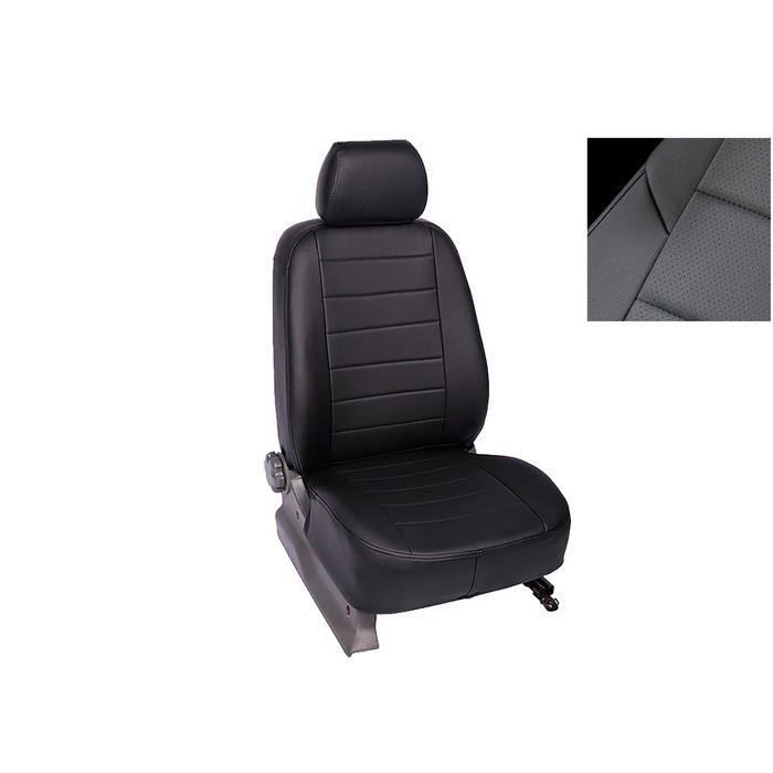 Чехлы экокожа на Kia K5 2020-н.в. (шт) (комплект) SEINTEX 94630