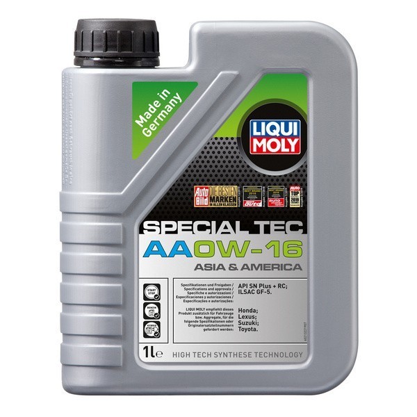 LIQUI MOLY Special Tec AA 0W-16 SN, GF-5 Масло моторное (1л) 21326