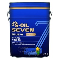 Масло моторное S-oil SEVEN BLUE9 CI-4/SL 10W40 (20л) E107854 DRAGON