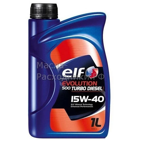 Масло моторное Elf Evolution 500 Turbo Diesel 15W-40 (1л) 128717