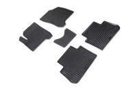 Коврики резиновые с рисунком "Сетка" CITROEN C3 PICASSO 2009- (комплект) SEINTEX 01464