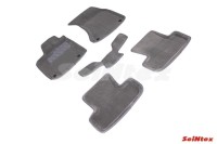 SEINTEX Ворсовые 3D коврики AUDI Q5 2008-2017 серые (комплект) 88339