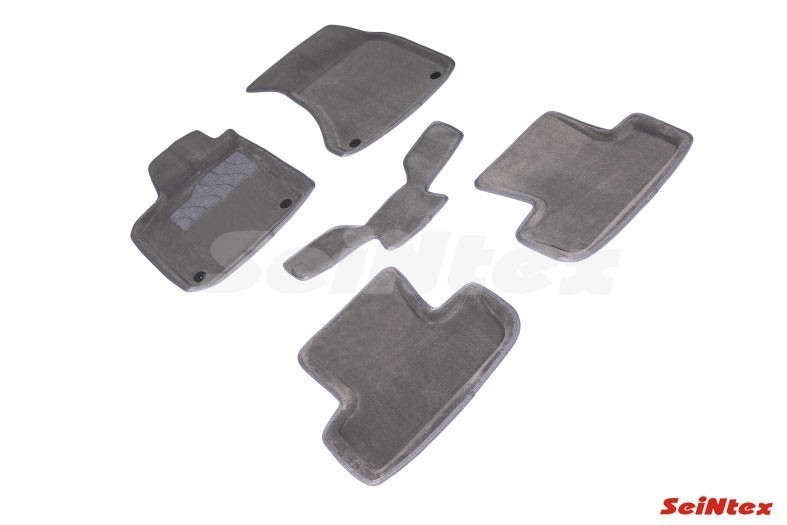 SEINTEX Ворсовые 3D коврики AUDI Q5 2008-2017 серые (комплект) 88339