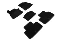 SEINTEX Ворсовые 3D коврики INFINITI QX50 II 2018- черные (комплект) 91981