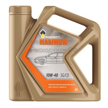 Масло моторное Rosnеft Маximum 10W-40 (4л) 40814342