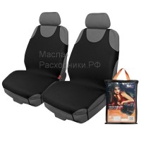 Чехлы-майки "F-1" передние (2 шт), цвет черный, материал полиэстер AIRLINE ASCF1