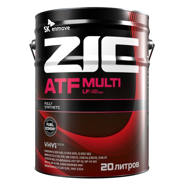 Жидкость АКПП Zic ATF MULTI LF (20л) 192665