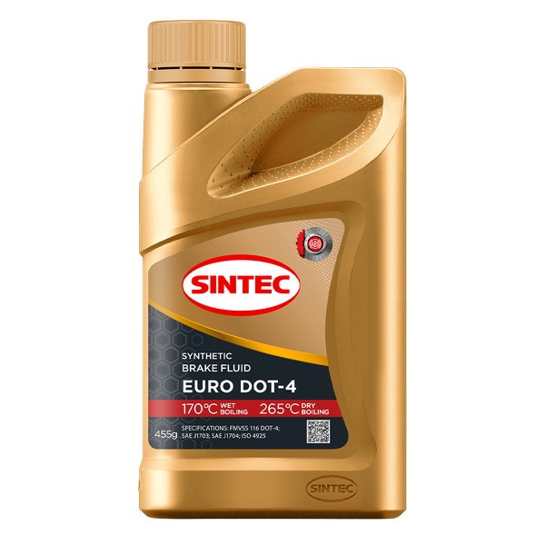 Жидкость тормозная ДОТ-4 Sintec EURO (0,455 гр) 102809