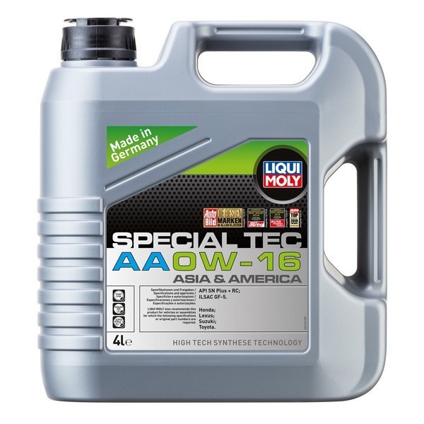 LIQUI MOLY Special Tec AA 0W-16 SN, GF-5 Масло моторное (4л) 21327