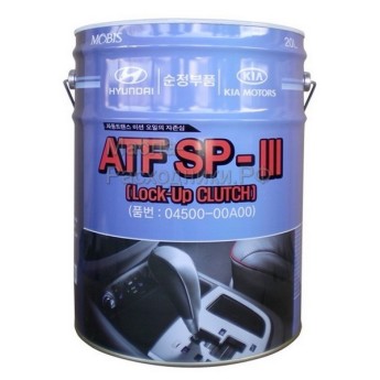 Жидкость АКПП Hyundai-KIA ATF SP-III (20л) / 04500-00A00