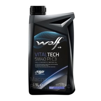 WOLF VITALTECH 5W-40 PI C3 SN/CF Масло моторное (1л) 8302817