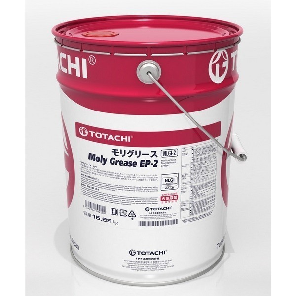 TOTACHI смазка пластичная MOLY EP2 (black) (15,88кг) 70820