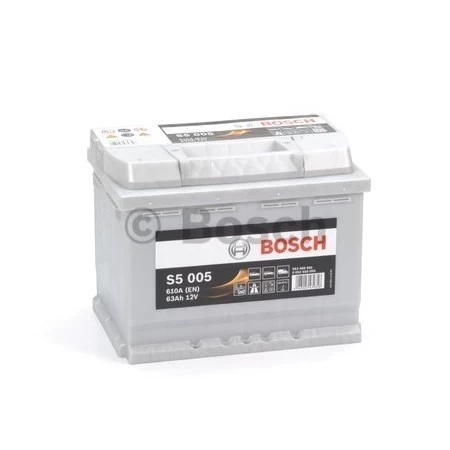 BOSCH Аккумулятор S5 12V 63Ah 610A (-/+) 0092S50050