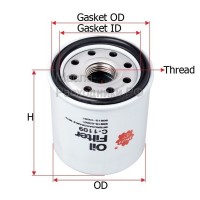 Фильтр масляный C110/Sak-C1109 Sakura