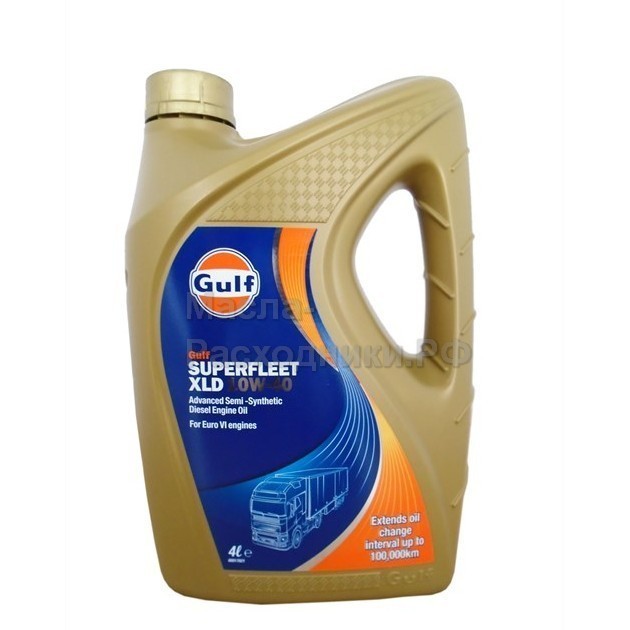 Моторное масло GULF Superfleet XLD 10W-40 (4л) / 5056004118628