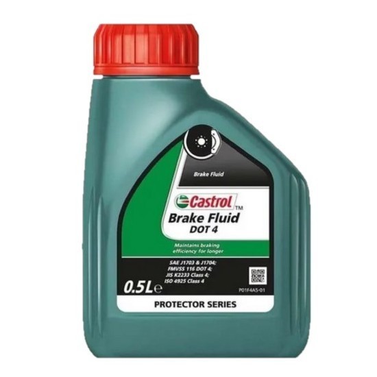 Тормозная жидкость синтетическая Castrol Brake Fluid DOT 4 (0,5 л) 15CD18