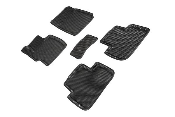 Коврики 3D EVA "РОМБ" Honda Accord VII 2003-2008 черные (комплект) SEINTEX 95291