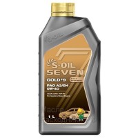 Масло моторное S-oil SEVEN GOLD9 SN/CF A3/B4 PAO 0W40 (1л) E107741 DRAGON