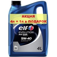 Масло моторное Elf Evolution 900 SXR 5W-40 (4л + 1л) 11100501