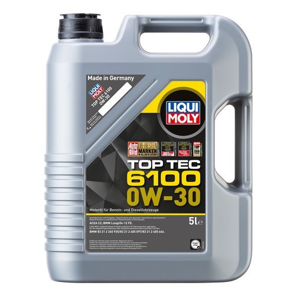 Масло моторное LIQUI MOLY Top Tec 6100 0W-30 BMW C2 (5л) 20779