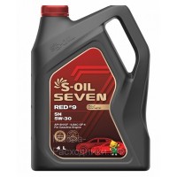 Масло моторное S-oil SEVEN RED9 SN 5W-30 (4л)  E107623 DRAGON
