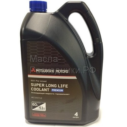 MITSUBISHI SUPER LONG LIFE PREMIUM 60 (-51C) G30 Антифриз (готовый) (4л) MZ320712
