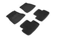Ворсовые 3D коврики LEXUS IS II 2008-2013 (Черные) комплект SEINTEX 81963