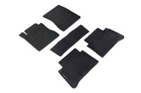 Коврики резиновые с рисунком "Сетка" MERCEDES-BENZ E-Class W211 2002-2006 (комплект) SEINTEX 00886