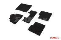 SEINTEX Ворсовые коврики LUX MERCEDES BENZ G-Class W463 (комплект) 90212 (2015-2018) + перемычка