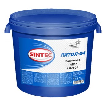 Смазка Литол-24 Sintec СТО (пластик) (9,5кг) 81908