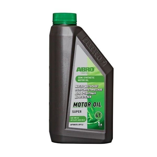 Масло моторное ABRO 10W-40 4-х тактное (1л) APISJ