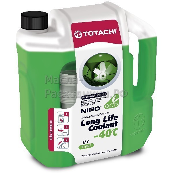 Антифриз TOTACHI LLC NIRO (зеленый), -40 гр. С (2л) 4589904923982