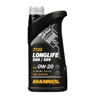 MANNOL 77221 масло моторное LONGLIFE VW 508/509 0W-20 (1л) 77221