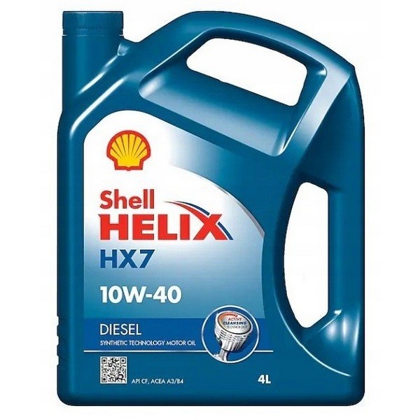 Масло моторное Shell Helix Diesel HX7 10W-40 (4л) 550040428